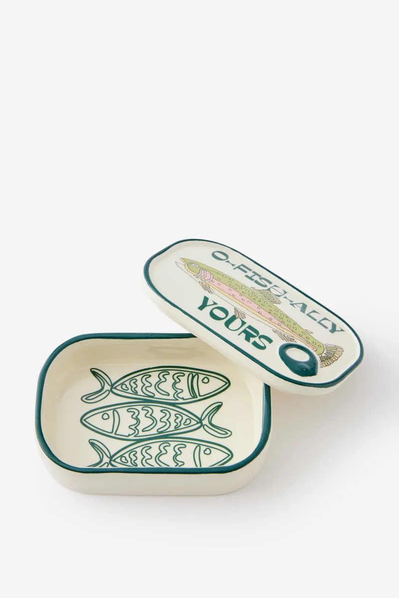 Typo Ceramic Trinket Box